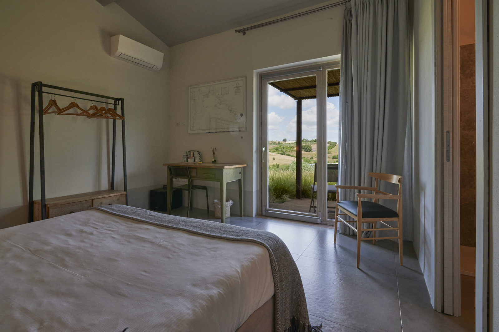Bedroom with view