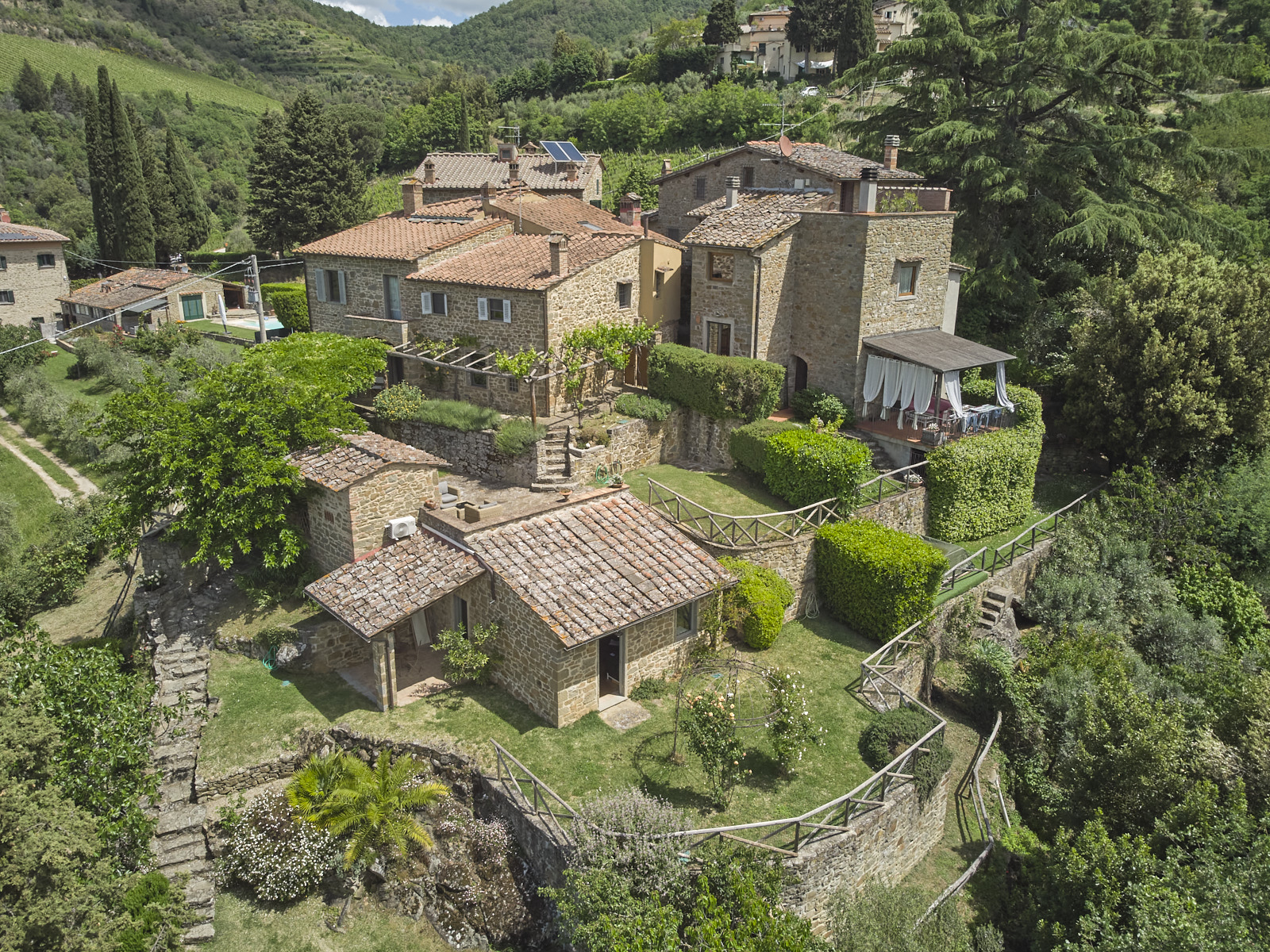 Terrace aerial view